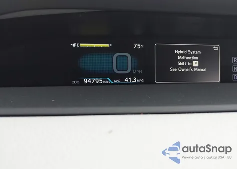 2016 Toyota Prius Two from USA, damaged, VIN JTDKBRFU4G3511091